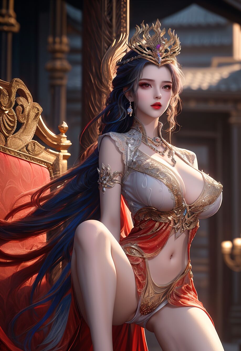 [AI Generated] Douluo Dalu Bibi Dong’s imperial concubine outfit